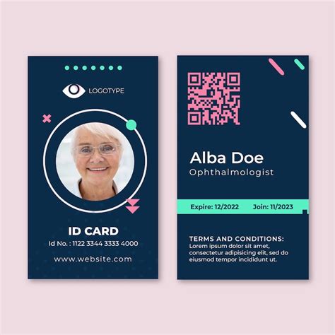 Adobe illustrator id card design Images - Free Download on Freepik