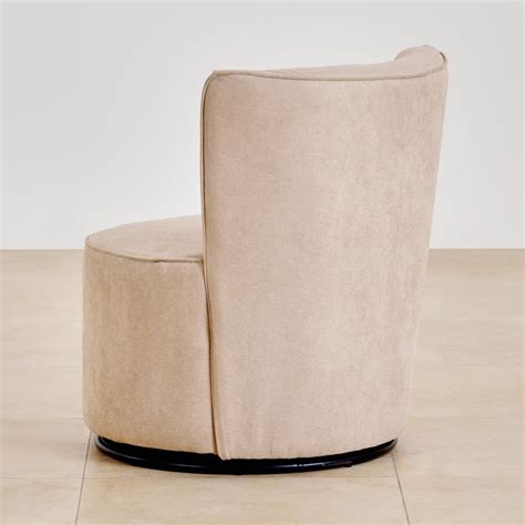 Buy (Refurbished) Noa Fabric Swivel Accent Chair - Beige from Home ...
