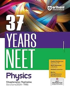 Arihant 37 Years NEET Previous Year Solved Question Papers with NEET ...