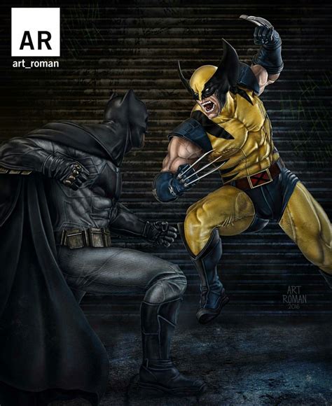 Batman Dc Comics Wolverine