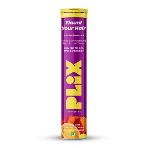 PLIX - THE PLANT FIX Heavenly Hair With Natural Biotin|15 Effervescent ...