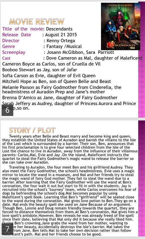 a sample of isc film review - Brainly.in