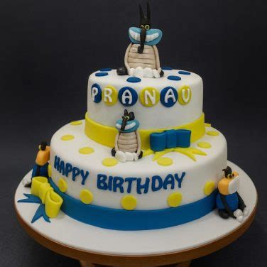 Order Oggy and Cockroaches Cake Online | YummyCake
