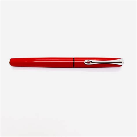 Diplomat Esteem Red Lacquer Roller Ball Pen — Mango