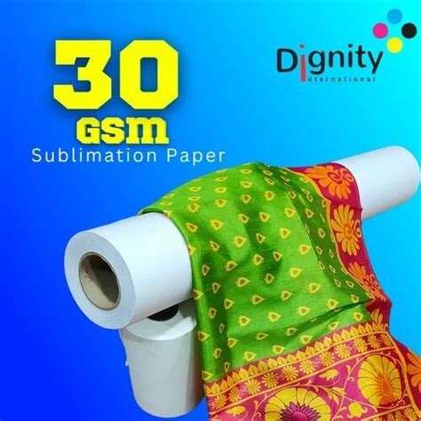 30 Gsm Sublimation Paper Roll Manufacturer, Supplier from Surat
