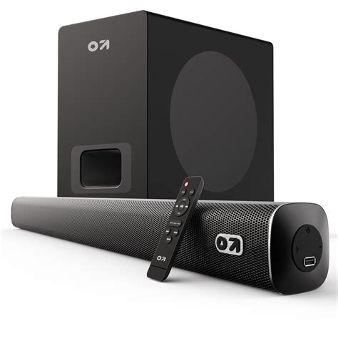 GOBOULT X120 2.1 Channel Bluetooth Soundbar with BoomX Subwoofer, 120 ...