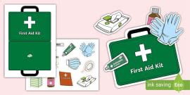 👉 First Aid Poster | First Aid Box Sign