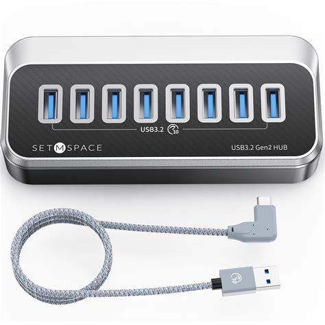 7 Ports Usb Hub 3.2 for PC Usb Adapter [10 Gbps Fast Data] Usb Hubs ...