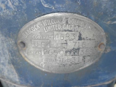 Babcock and Wilcox 4x6x12 Horizontal Multi-Stage Centrifugal Pump ...