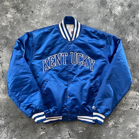 Vintage 90s University Of Kentucky Wildcats Starter Satin Jacket | Grailed