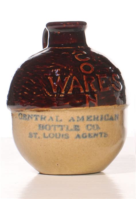 #3967: A CENTRAL AMERICAN BOTTLE CO ST. LOUIS ACORN WARE JUG