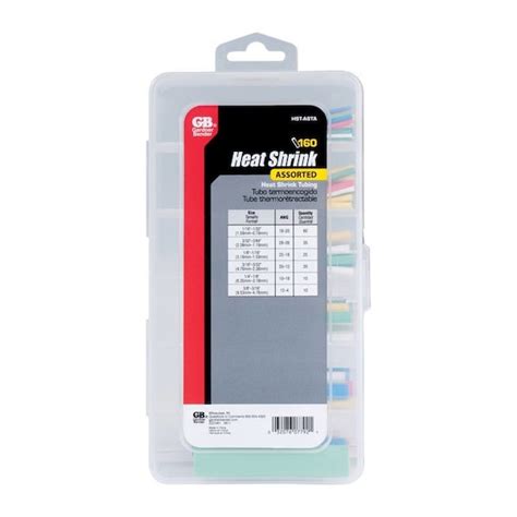 Gardner Bender Heat Shrink Tube, 2:1 I.D. Shrink Ratio, 1/4 to 1/8 in ...