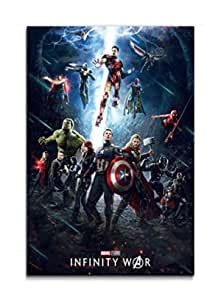 Tamatina Superheroes Avengers Infinity War Laminated Paper Poster (92 x ...