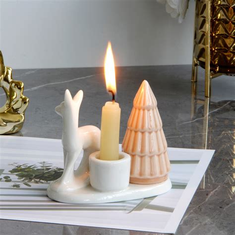 Nordic Style Lovely Deer Candle Holder Candlestick... - Vicedeal