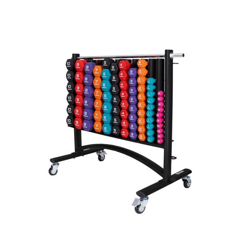 SAVE 40% JORDAN® Neoprene Studio Dumbbell Rack - Black [EX DEMO ...