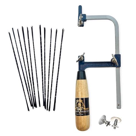 Johnson Tools Adjustable Coping Hand Saw with 120 Piece Blades For Gold ...