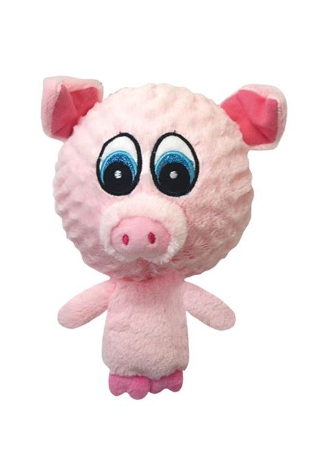 Buy Multipet 43236-1 Knobby Noggins Pig Dog Toy Online at Low Prices in ...