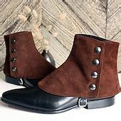 Medieval Renaissance Boot Covers Spats Shoe Cover Knight Ritter Viking ...
