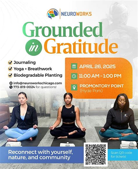 Grounding in Gratitude: A Wellness Experience, Burnham Park Promontory ...