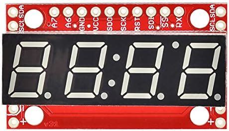 SparkFun 7-Segment Serial Display - Red : Amazon.in: Computers ...