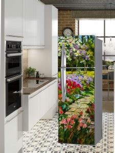 Extra Large Double Door Fridge Sticker Peel & Stick, Removable, Easy to ...