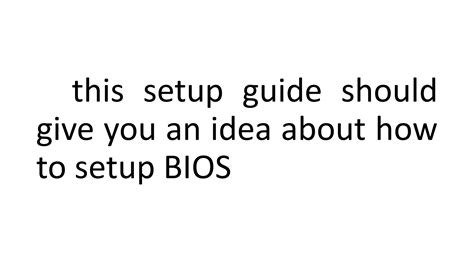 Image result for CMOS Setup Tutorial