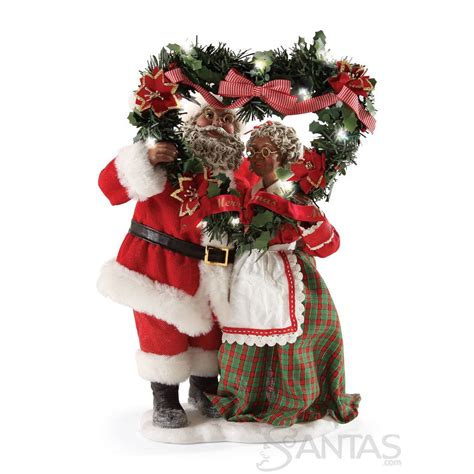 African American Santa Claus figures by Possible Dreams | santas.com