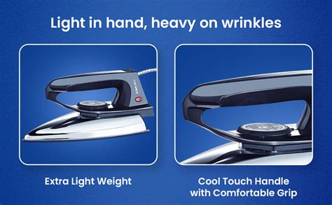 Buy Bajaj DX-2 600W Dry Iron | Advance Soleplate And Anti-Bacterial ...