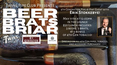 Beer, Brats, & Briar with Erik Stokkebye, 80 Perkins Road, Londonderry ...