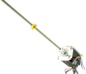INVENTO 1pcs Nema 23 25 Kg-cm Stepper Motor+Flexible coupling+400mm10mm ...