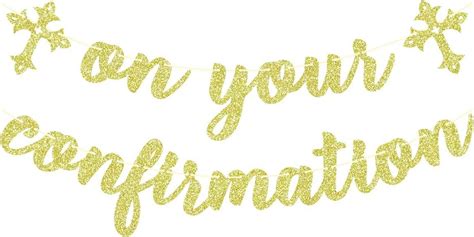On Your Confirmation Banner, First Communion Decoration, Spanish ...