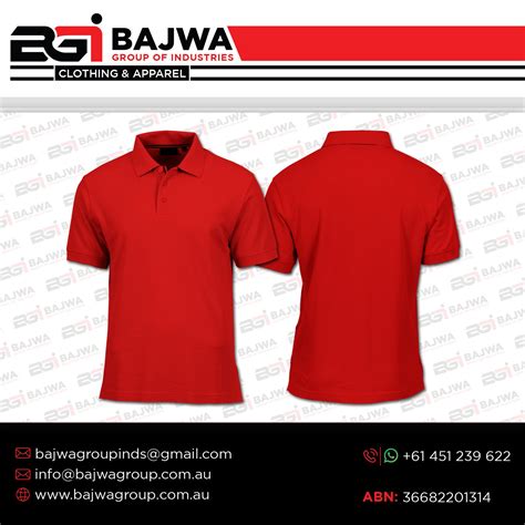 Custom Red Polo Shirt