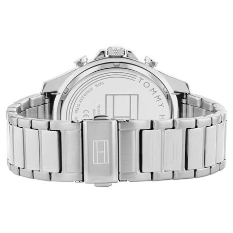 Buy Online Tommy Hilfiger Quartz Multifunction Blue Dial Stainless ...