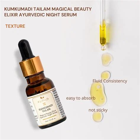 Buy Kumkumadi Tailam Night Serum Online|The Wellness Shop