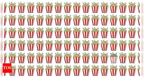 Brain teaser: Only those with a sharp eye can spot the odd popcorn ...