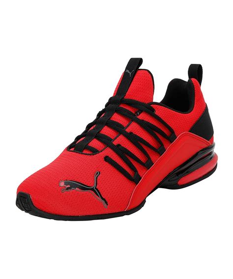 Buy Puma Mens Axelion Logo Pack for All Time Red-Black-Cool Dark Gray ...