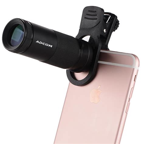 Adcom 8X Pro Monocular Telephoto Zoom Mobile Phone Camera Lens ...