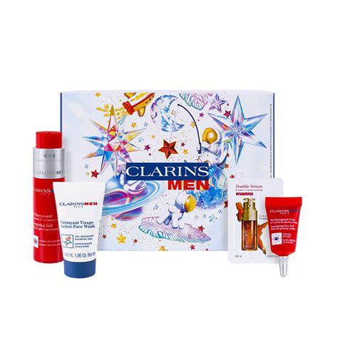 Clarins Men Energizing Gel 50 ml + Men Active Face Wach 30 ml + Men ...