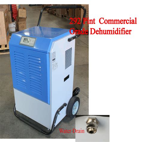 130 Liter 275 Pint Commercial Grade Dehumidifier 1700W w/Continuous ...