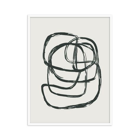 Onyx Abstract Painting Framed Wall Art for Living Room Bedroom and Home ...