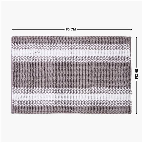 Buy Buttercup Zenith Chenille Memory Foam Anti-Slip Bath Mat - 80x50cm ...