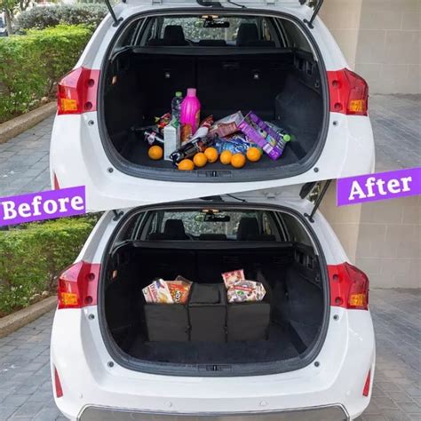 Buy Yipa Car Backseat Trunk Organizers with Cooler Bag, Collapsible ...