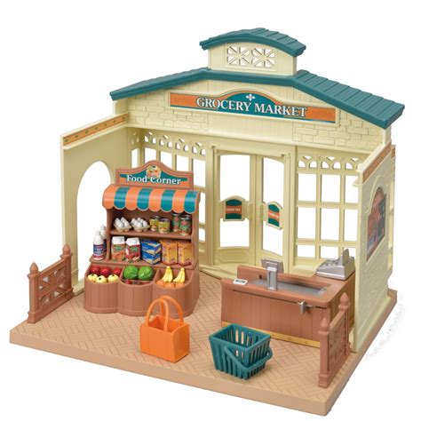 Calico Critters Grocery Market, Dollhouse Playset - Walmart.com