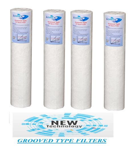 Grooved Type Spun Filter 10 inch 5 Micron, Higher Shelf Life, Ultra ...