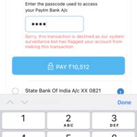 Paytm Mobile Solutions — Postpaid paytm amount not able to pay