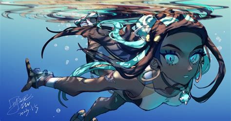 nessa (pokemon and 1 more) drawn by coo2co2 | Danbooru