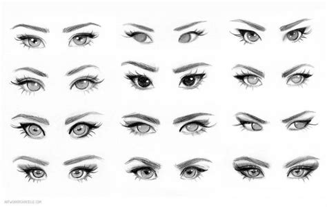 eyes drawing female