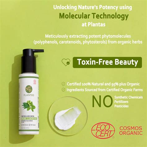 Buy Organic Cleansing Milk For Purifying & Acne Control 100ml | Plantas ...