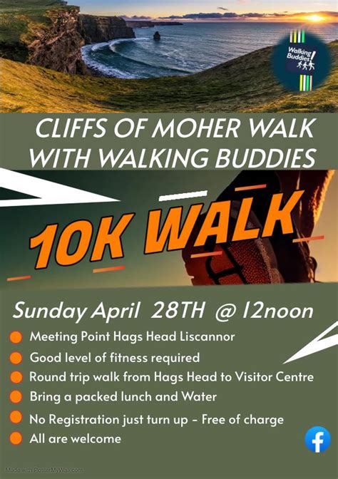 Cliffs of Moher Walk with Walking Buddies Limerick , Hags Head, Ennis ...