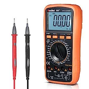 19999 Counts Digital Multimeter True RMS Multi-Functional Multi Meter ...